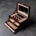 Leather Jewelry Box, Jewellery Case, Genuine Leather Jewellery Box, Birthday Gift for Girlfriend, Anniversary Day Gift for Her product logo