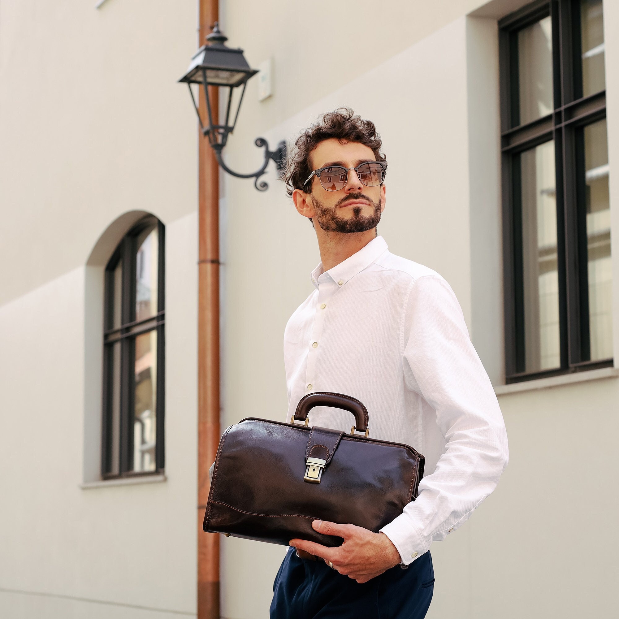 The Stranger Human take medicine Dark Brown Leather Doctors Bag Men Handbag Back to School - Etsy Hong Kong The Stranger Human take medicine Dark Brown Leather Doctors Bag Men Handbag Back to School - Etsy Hong Kong