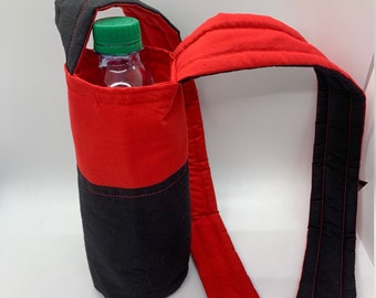 Water bottle holder, Crossbody bottle sling, kids water bottle carrier, hands free bottle holder