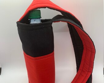 Water bottle holder, Crossbody bottle sling, kids water bottle carrier, hands free bottle holder