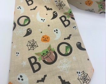 Novelty necktie, Mens novelty tie, Halloween tie, pumpkin, ghost, spiderweb, fun necktie, gifts for him, mens accessories,