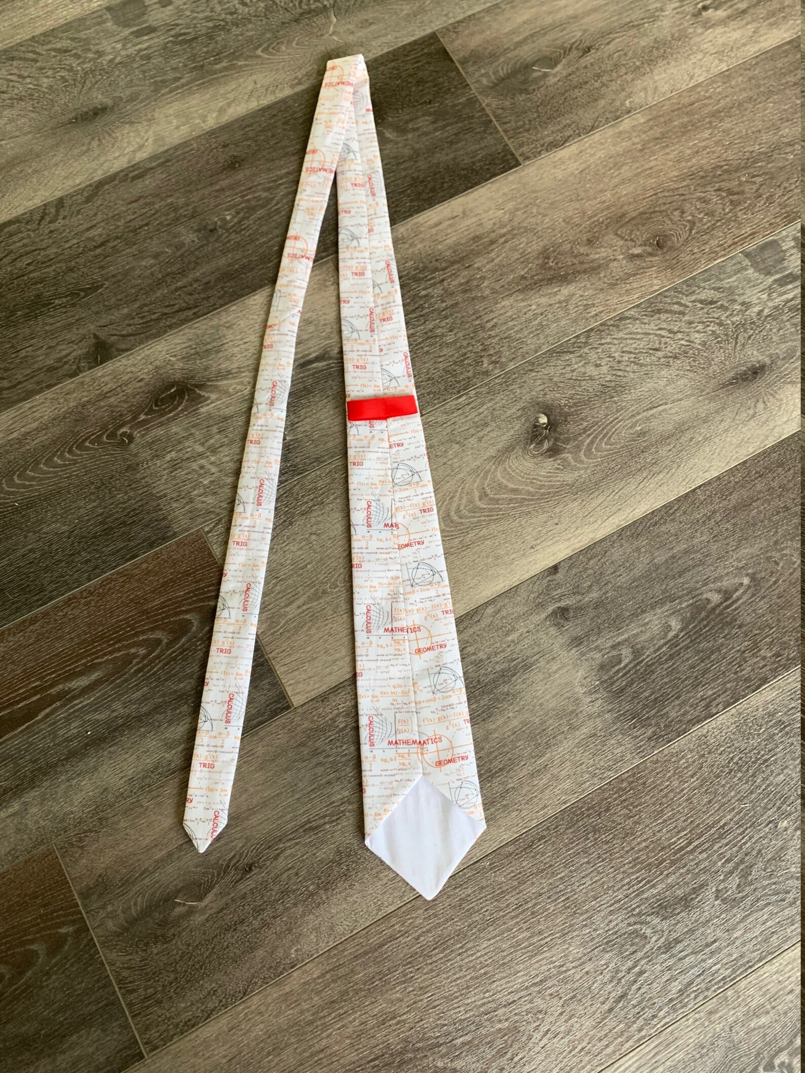 Novelty necktie Mens novelty tie Mathematics themed tie fun Etsy