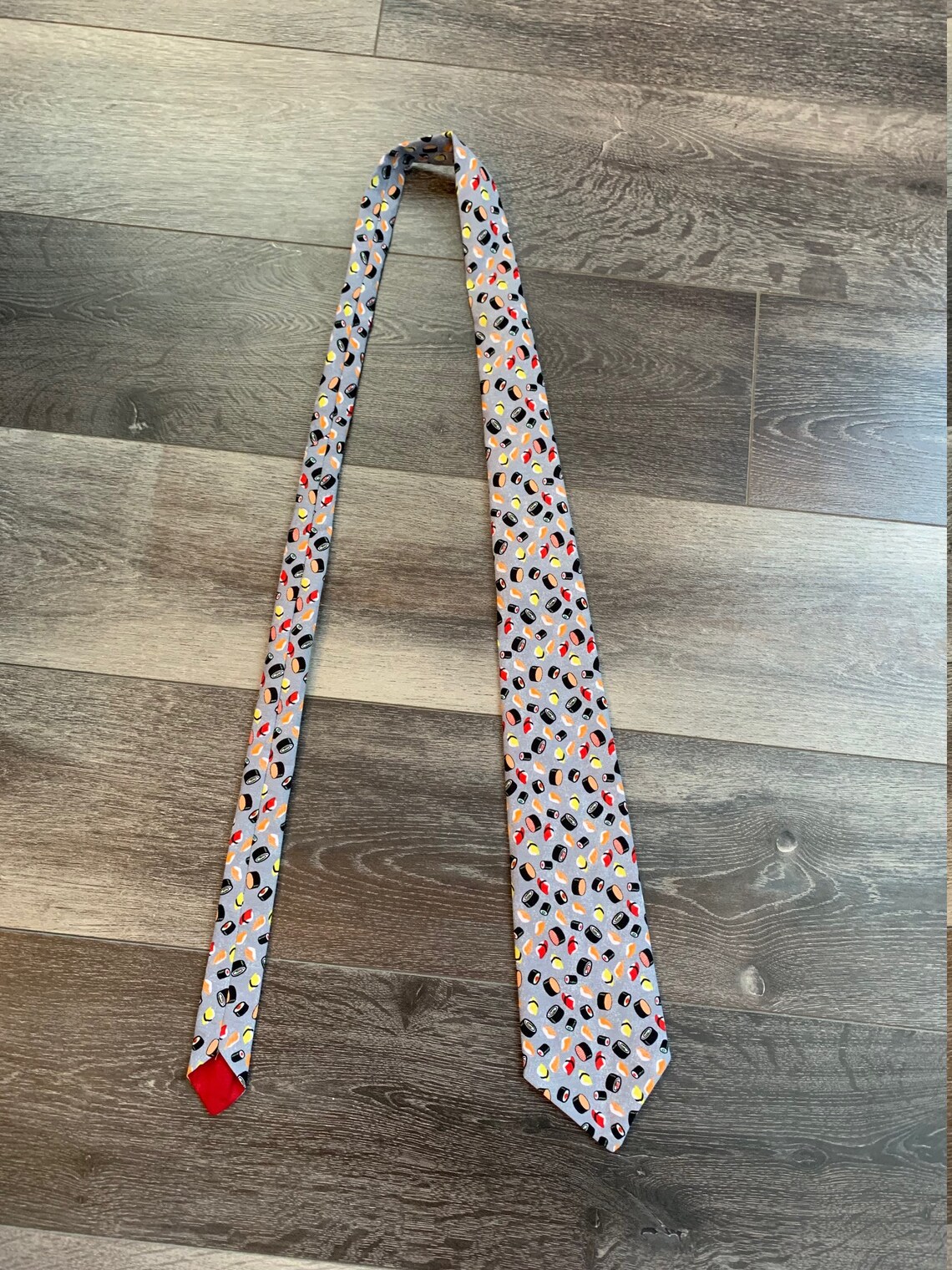 Novelty necktie Mens novelty tie Sushi tie Gift for him Etsy