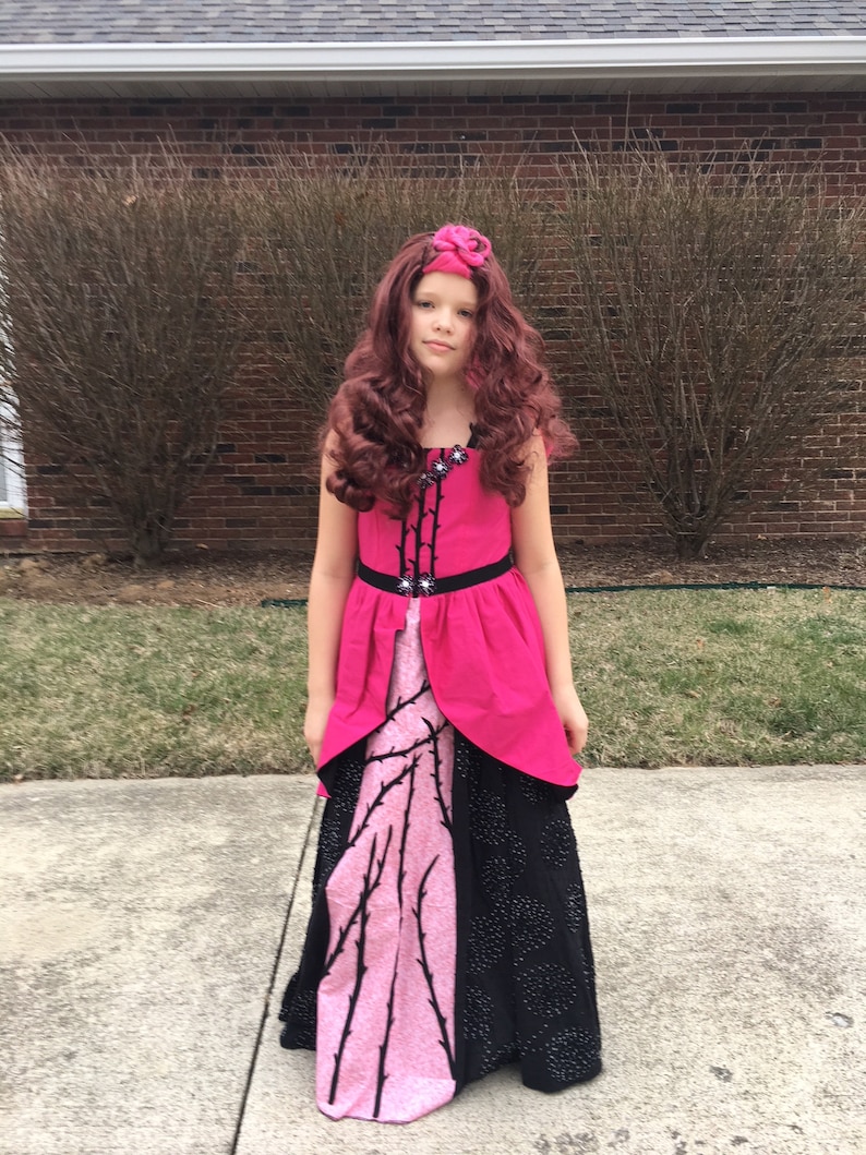 Ever After High Briar Beauty Dress Costume Etsy