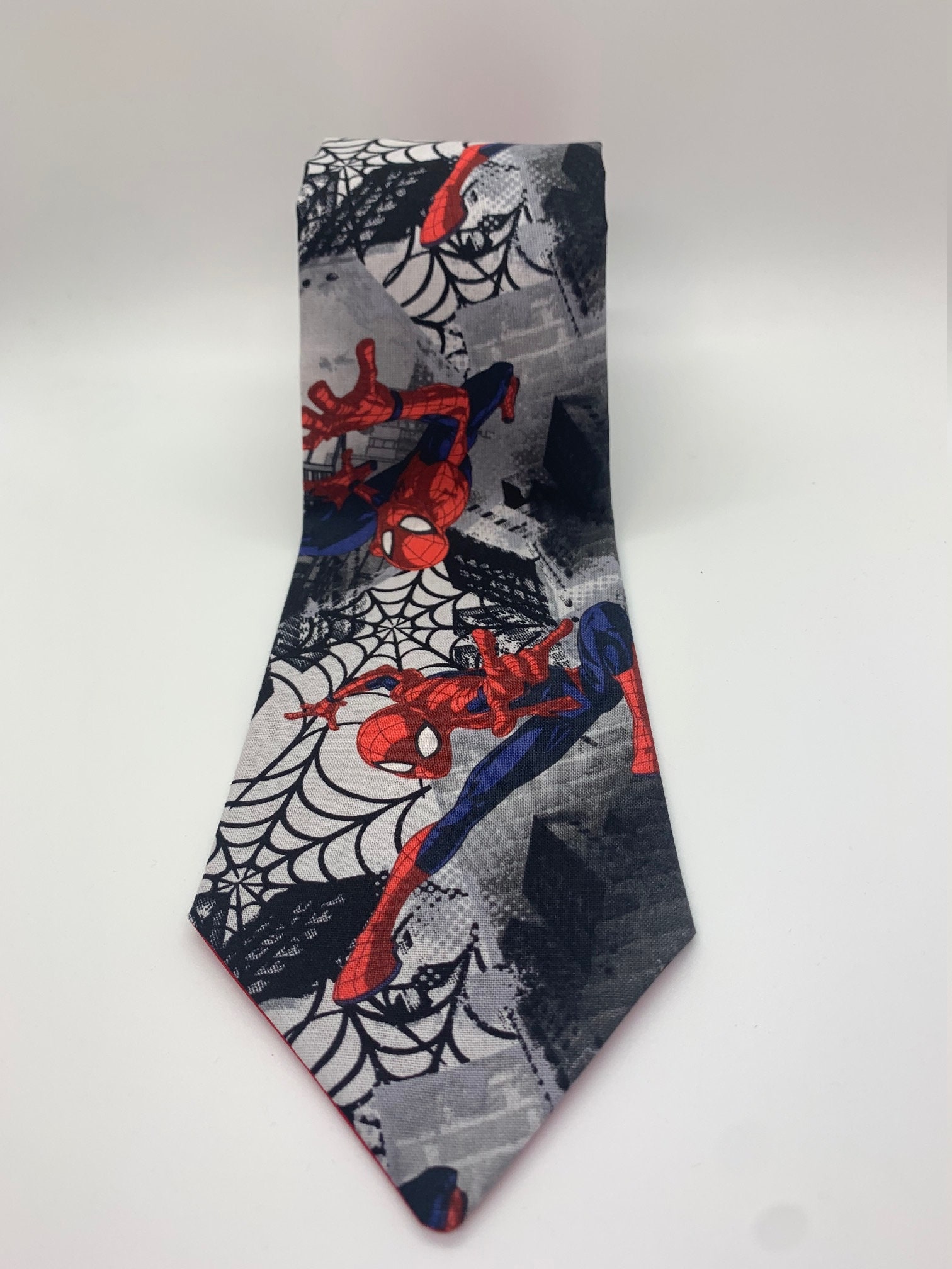 mens spiderman tie