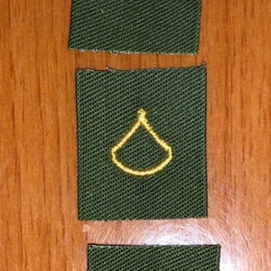4 Horsemen - Embroidered Rank Insignia (one pair) - Collar Size