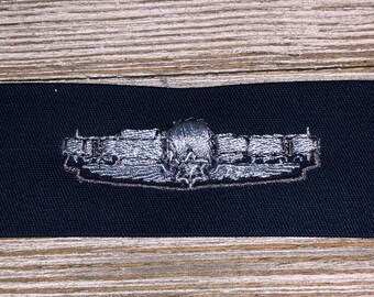 GSN - Embroidered Space Warfare and Combat Action Badges