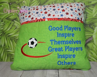 Pocket Pillow Covers Sports