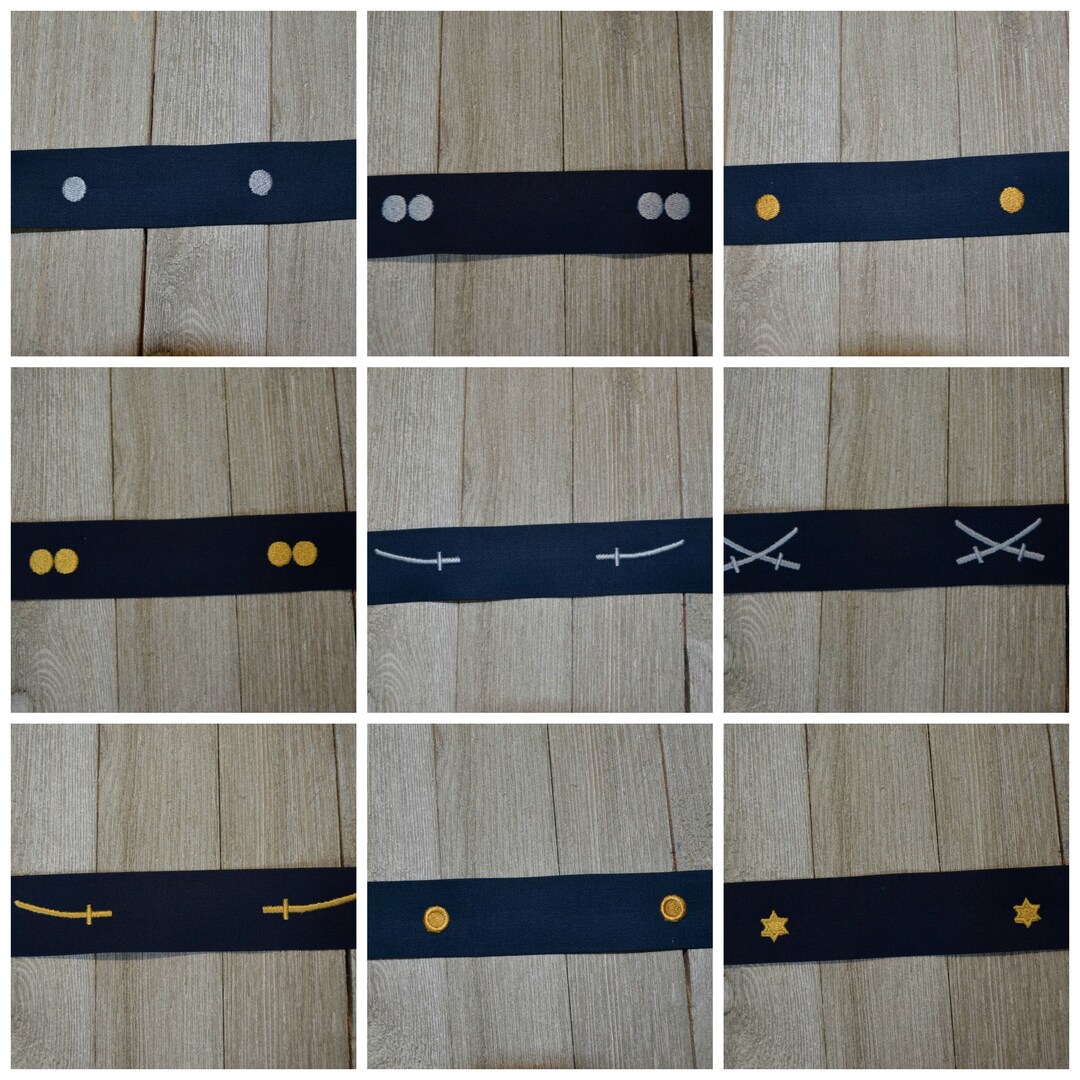 TRMN - Grayson Space Navy - Embroidered Officer Ranks - Etsy