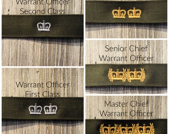 TRMN - Royal Manticore Army - Embroidered Officer Ranks