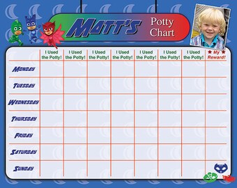 Mickey Mouse Potty Chart Potty Training Chart Potty Reward Chart Potty Sticker Chart Customized ...
