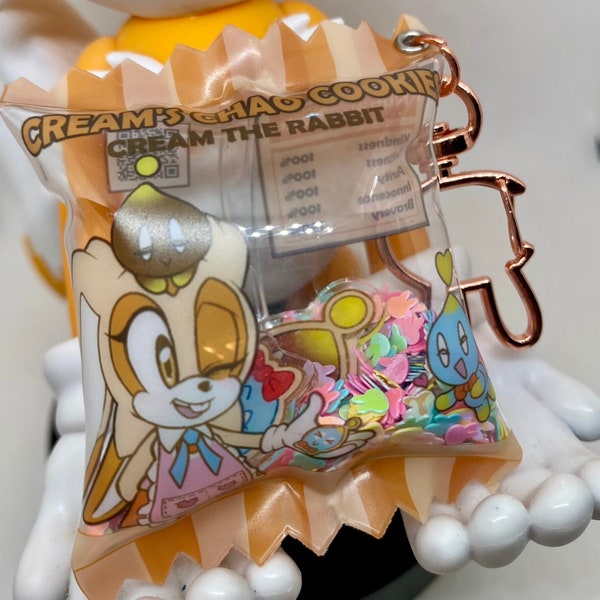 Cream the Rabbit Candy Shaker Charm