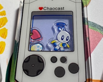 Chao Dreamcast VMU 2.5 inch Acrylic Shakers - Normal, Hero, Dark Chao