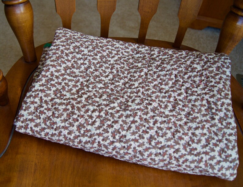 Christmas Teddy Bears \u2013 HOLIDAY LAP QUILT \u2013 Red Green and Blue