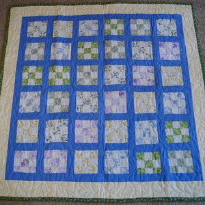 X Marks the Spot Pattern – LAP or BABY QUILT – Pastels