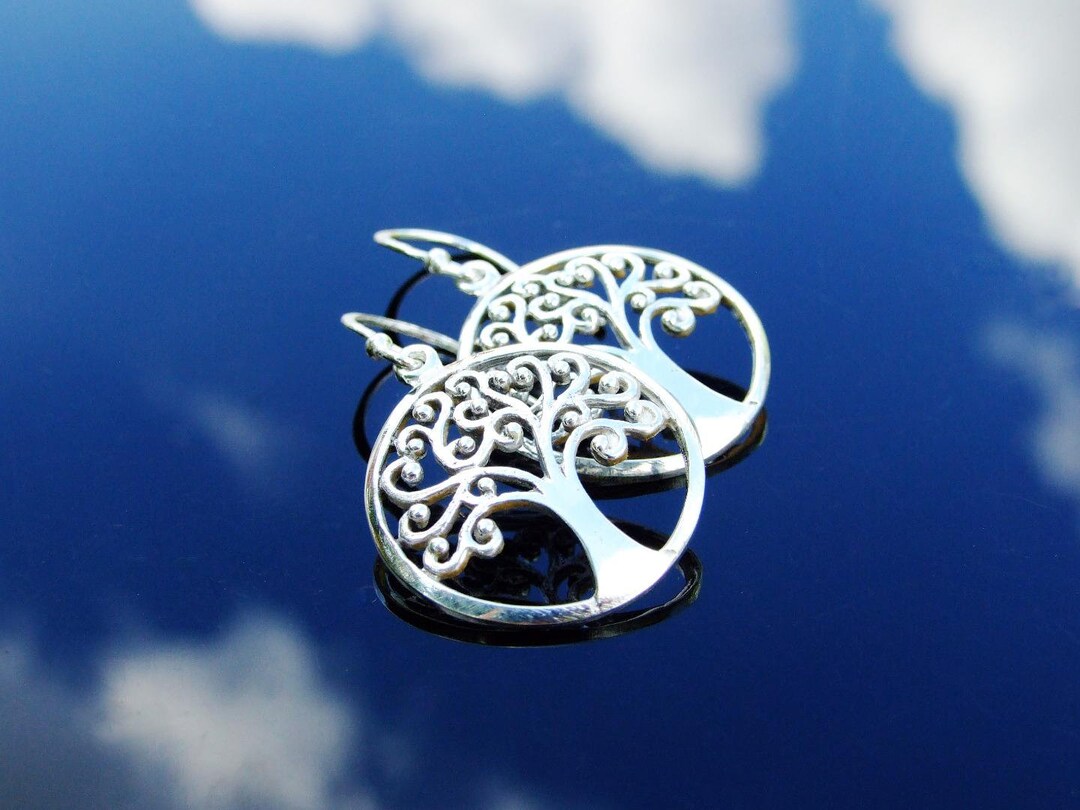 Eusense Baum Des Lebens Ohrringe Aus 925 Sterling Silber – Geschenk Für Frauen & Mädchen