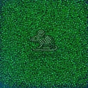 TOHO Beads 7B Transparent Grass Green 11/0 | Jewellery Making | High Quality Beads | TOHO Rocailles |