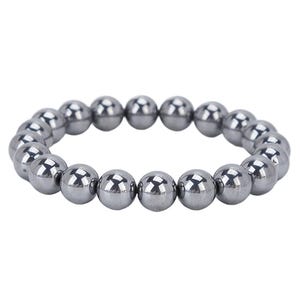 8mm Beads Terahertz Manmade Gemstone Bracelet | Terahertz Bracelet | Terahertz Gemstone | Handmade Gemstone Jewellery |