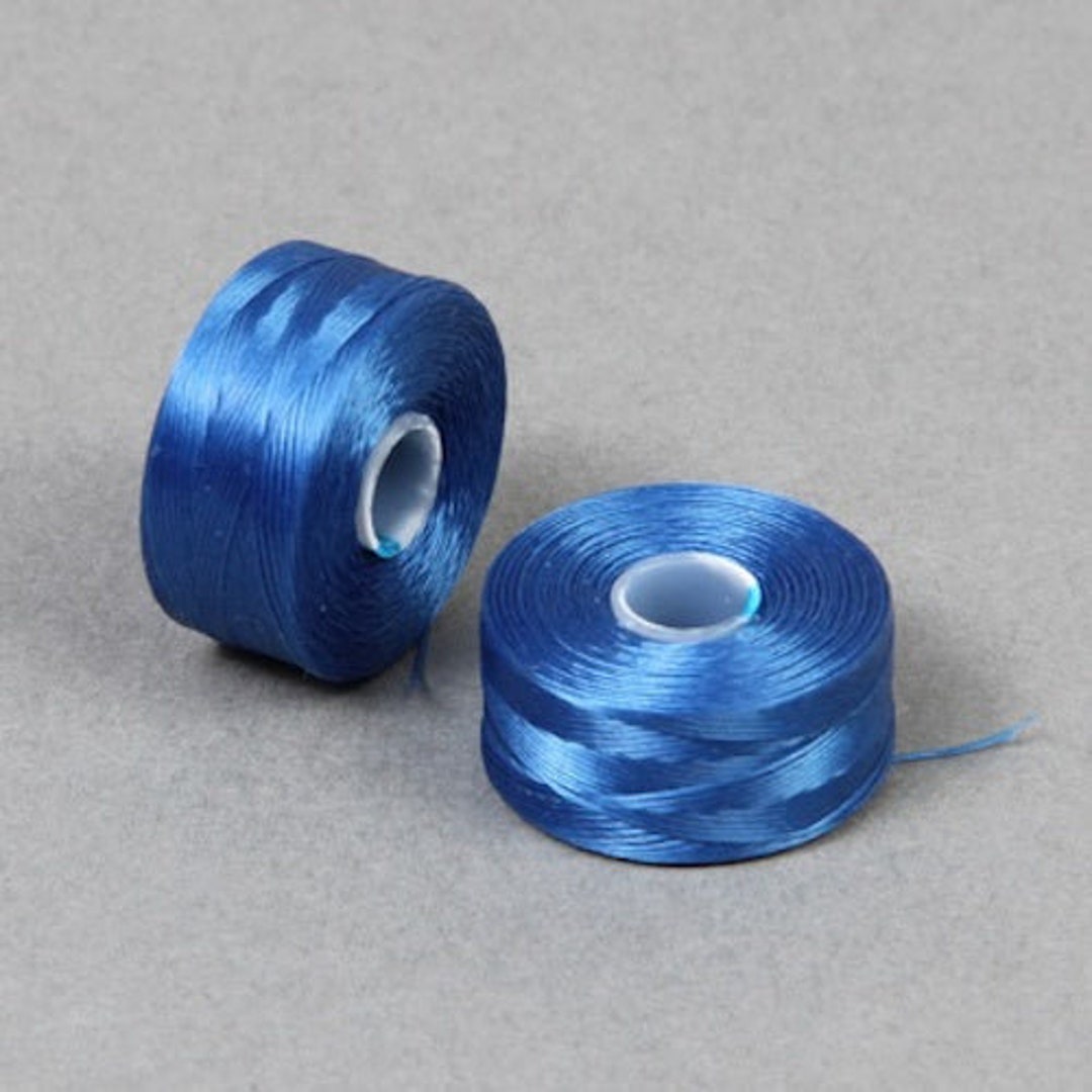 S-lon D Thread CAPRI BLUE Beading Thread TEX45 Beading Cord Jewelry ...