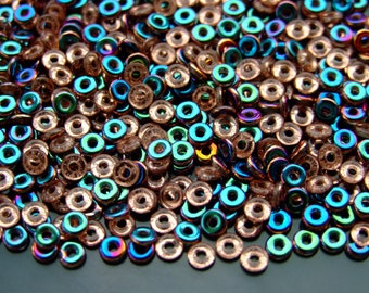 5g O Beads 3.8x1mm Crystal Sliperit O-Ring High Quality Czech Pressed Beads Donut beads Spacer beads