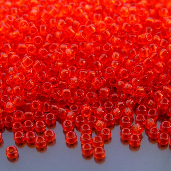 10 g 5 perles de rocaille siam rubis toho transparentes 8/0 3 mm perles japon fabrication de bijoux