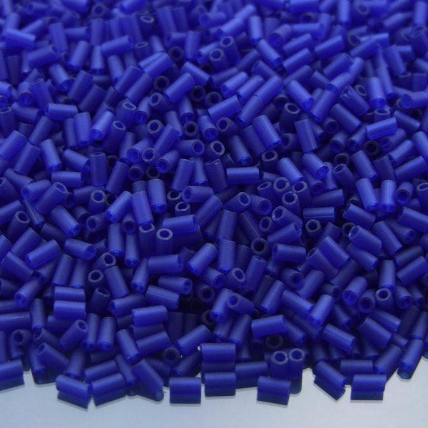 10g 8DF Transparent Frosted Cobalt Toho Bugle Seed Beads 3mm Japan Beads Jewellery Making