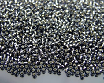 50g Wholesale TOHO Beads 29B Silver Lined Gray 11/0
