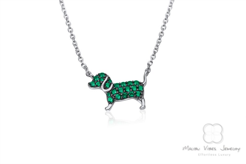 Dog Necklace Sterling Silver Dog Jewelry Pet Animal Pendant Etsy