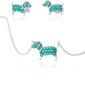 Dog Necklace Sterling Silver Dog Jewelry Pet Animal Pendant Dog Lover Gift