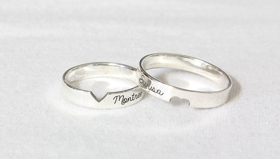 Cute discount engraved rings