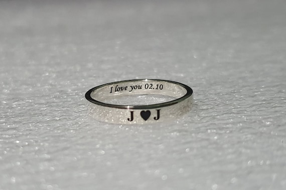 2pcs Couple's Fashionable Love Heart Couple Design Ring Set, Valentine's  Day Gift | SHEIN USA