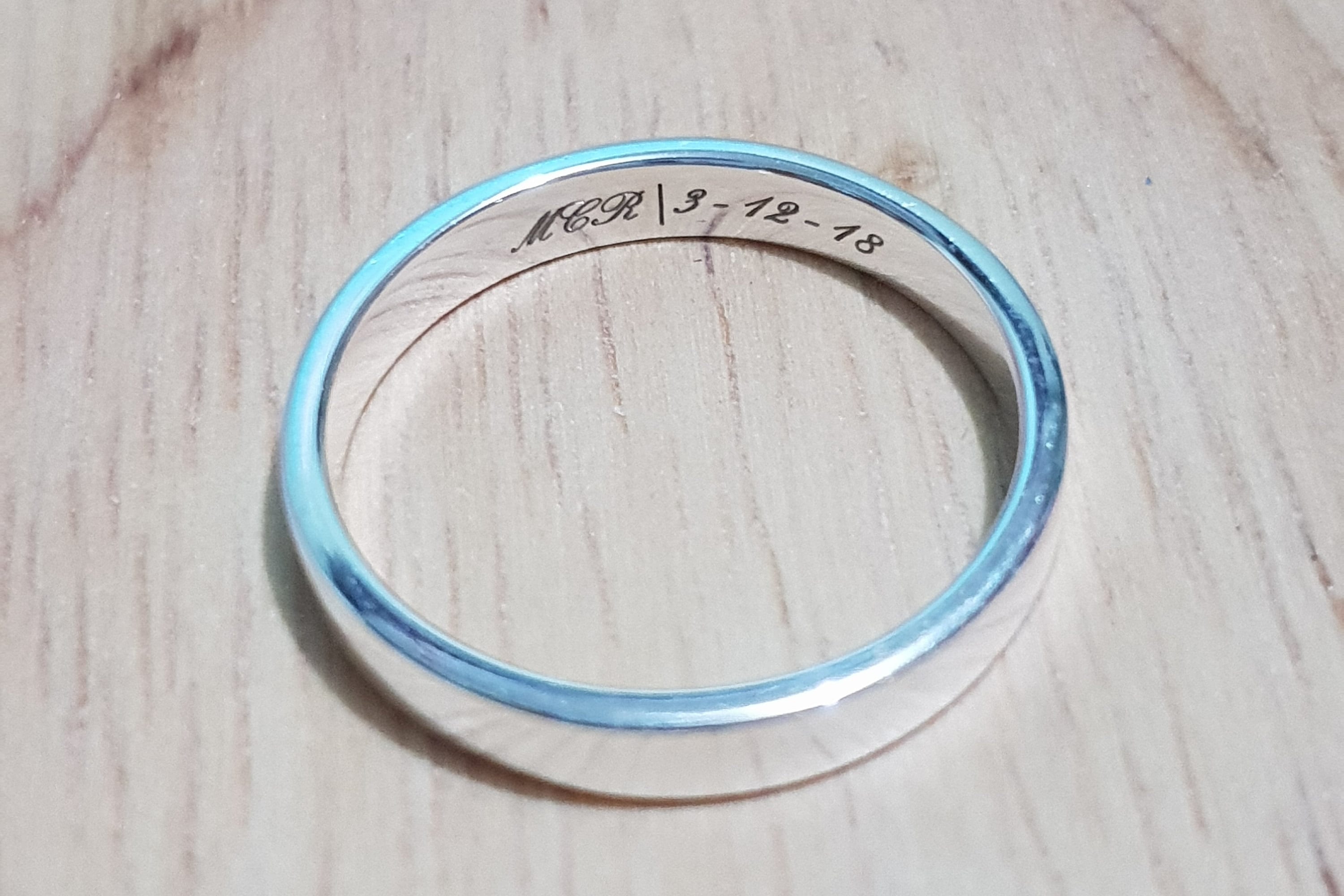 Personalized HIDDEN MESSAGE RING Custom Engraved Name Rings