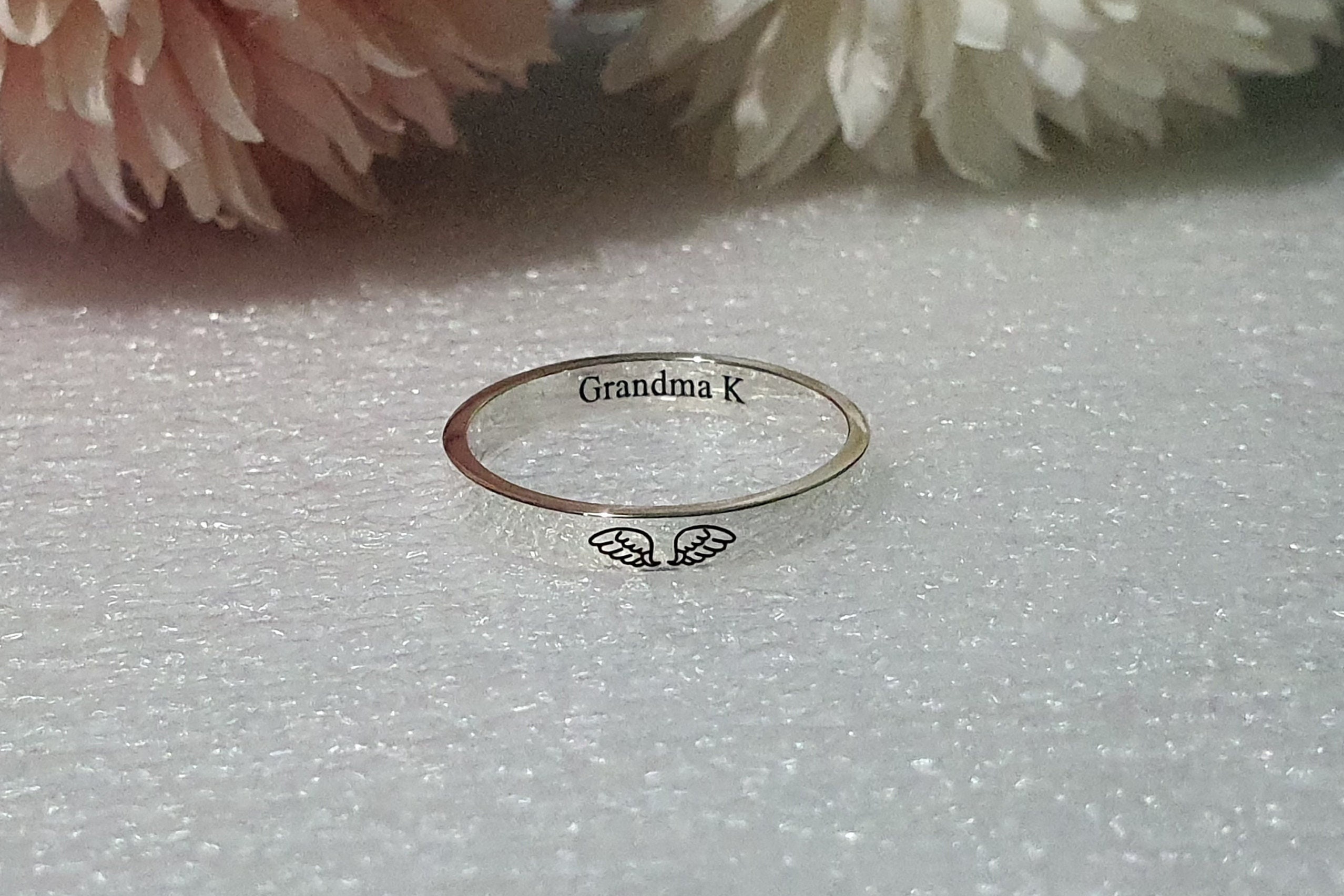 Dad Memorial Ring Etsy