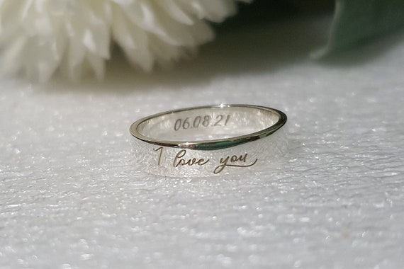 I Love You Ring With Zircon in 100 Languages, Letters Projection Ring,  Women Jewelry Gift for Couple Girlfriend Wife Loved Ones - Etsy