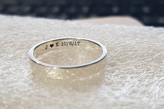 Engagement Ring Engraving Ideas