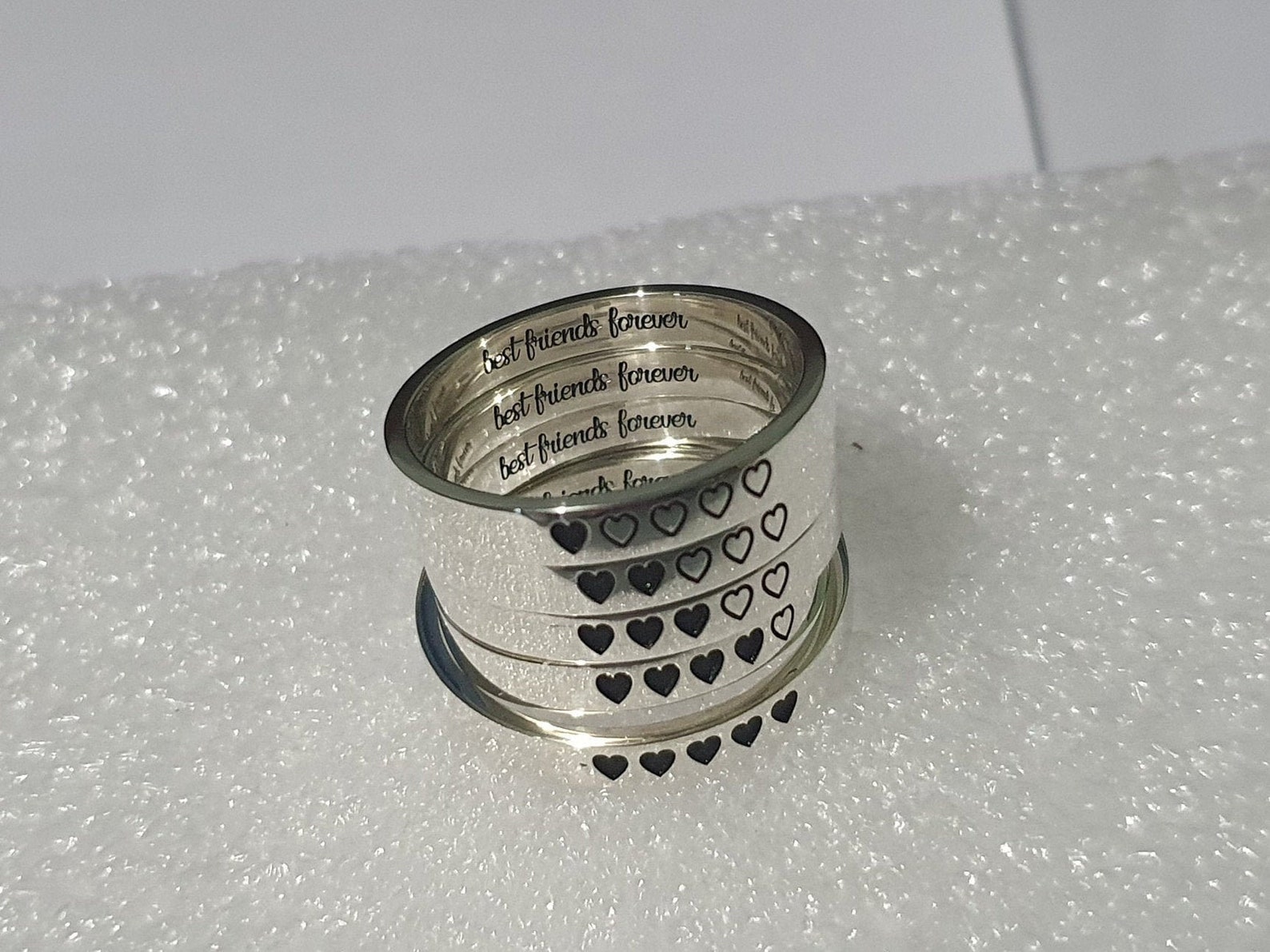 3mm BEST FRIEND RINGS for 3 friendship promise ring for 4 Etsy