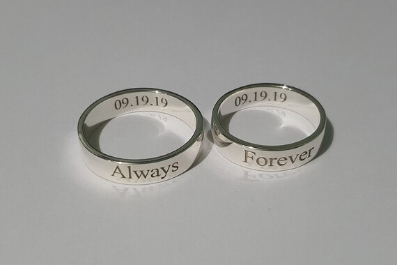 Always and hotsell forever engraved ring