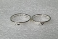 3 mm sterling silver ENGRAVED dainty PROMISE RING for Couples Stackable Rings, Custom Personalized Initial Unique Wedding Ring for Her him product logo