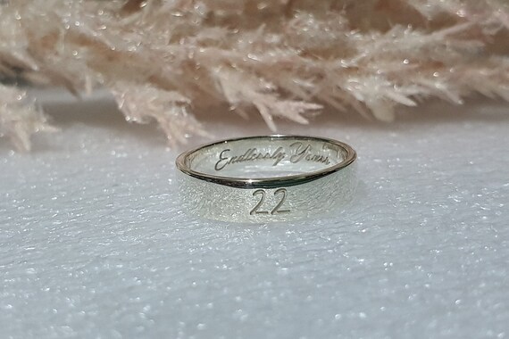 Plus size promise sale rings