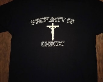 Property of Christ T-Shirt: Christian Tee, Religious Gift