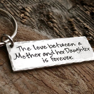 Mutter Tochter Geschenk Tochter Geschenk Mutter Geschenk Muttertagsgeschenk Geschenk für Mutter Geschenk für Tochter Personalisierte Keychain Fern