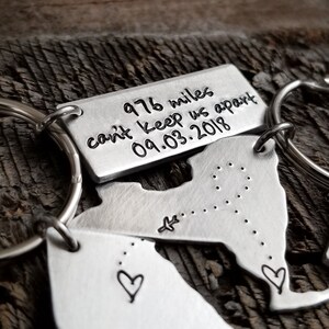 Long Distance Boyfriend Gift Long Distance Boyfriend Gift Girlfriend Gift Going Away Gift BFF Gift Best Friends Gift Pilot  Keychain LDR