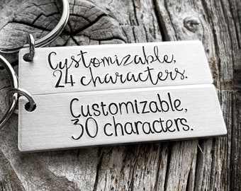 Customizable Keychain, Personalized Keychain, Customized Gift, Personalized Gift, Gift For Him, Gift For Her, Boyfriend Gift Girlfriend Gift