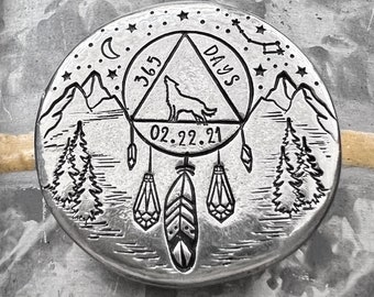 Recovery chip, recovery token, recovery medallion, recovery gift, sobriety gift, sobriety chip, sobriety coin, gift for men, gift for women