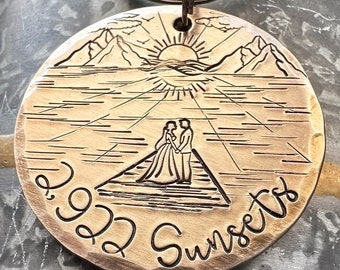 Bronze Anniversary Gift, 8th Anniversary Gift, Anniversary Gift for him, gift for her, anniversary couples gift, 8 year anniversary, Couples