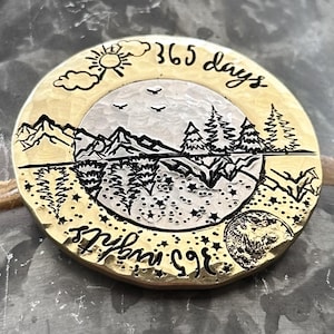 Personalized Sobriety Coin, sobriety token, Custom Sobriety Gift, recovery token, recovery chip, recovery gift, sobriety gift, aa, sober