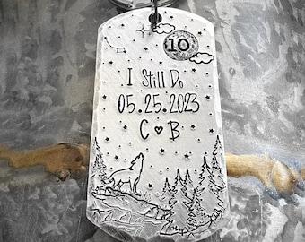 10 year anniversary gift, 10th anniversary, aluminum wedding anniversary, tin, 10 years gift for him