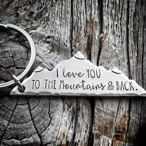 Couples Gift, Personalized Couples Gift, His and Hers Keychains, Hiking Gift, Hikers Gift, Boyfriend Gift, Gift for him, Outdoors Couple