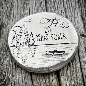 Sobriety, Narcotics Sobriety Token Coin, Alcoholic Sobriety Gift, Sobriety Gift for him for her, Sobriety Keychain, Sober Chip, 1 Year Sober