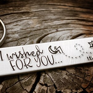Long distance Boyfriend Gift, Gift for Him, Couples Keychain, Long Distance Girlfriend Gift, Gift For Her, Long Distance Relationship Gift